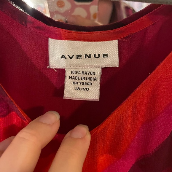 Avenue Midi Striped Dress 18/20 - Picture 6 of 6